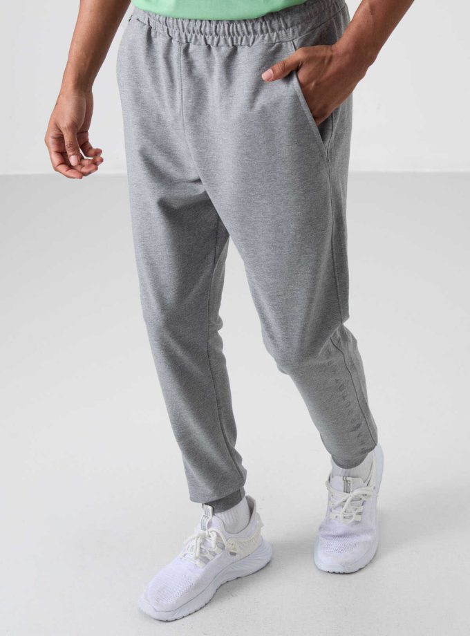 Tommylife Standard Fit Jogger Men's Sweatpants 82133 Gray Melange