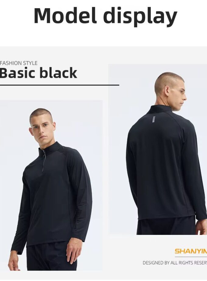 Men's Half-Zip Running T-Shirt