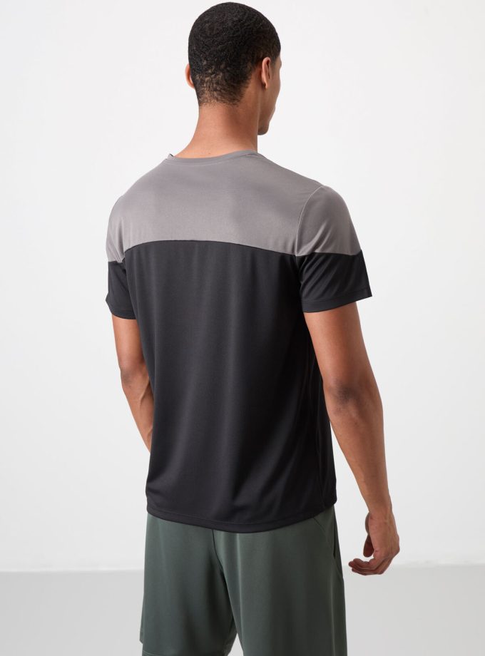 Tommylife Crew Neck Standard Fit Active Sports Men's T-Shirt 88386 black