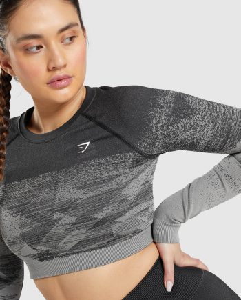 Adapt Ombre Crop Top
